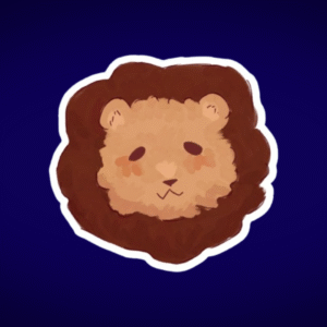 L-Lion Sticker